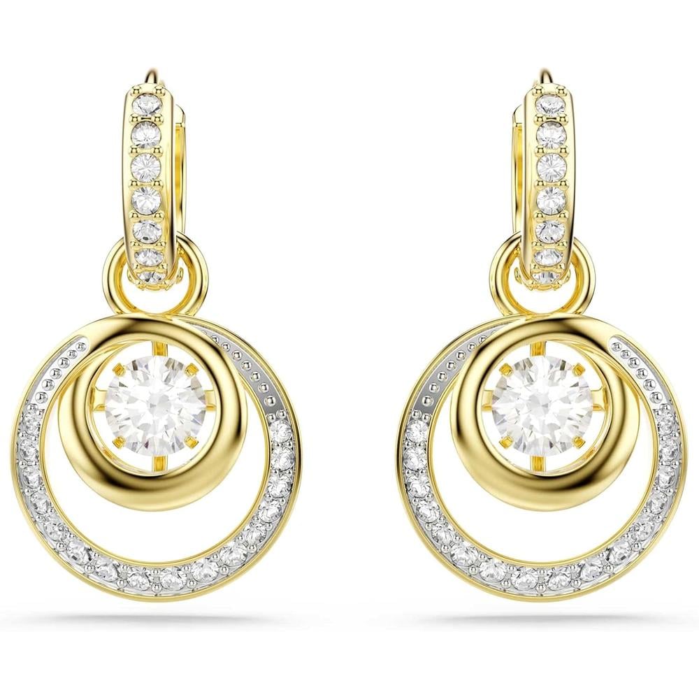 SWAROVSKI ARETES COLGANTES HYPERBOLA | DORADO/BLANCO - 2