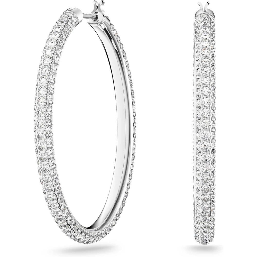 SWAROVSKI ARETES HOOP DEXTERA RODIO | RODIO - 1