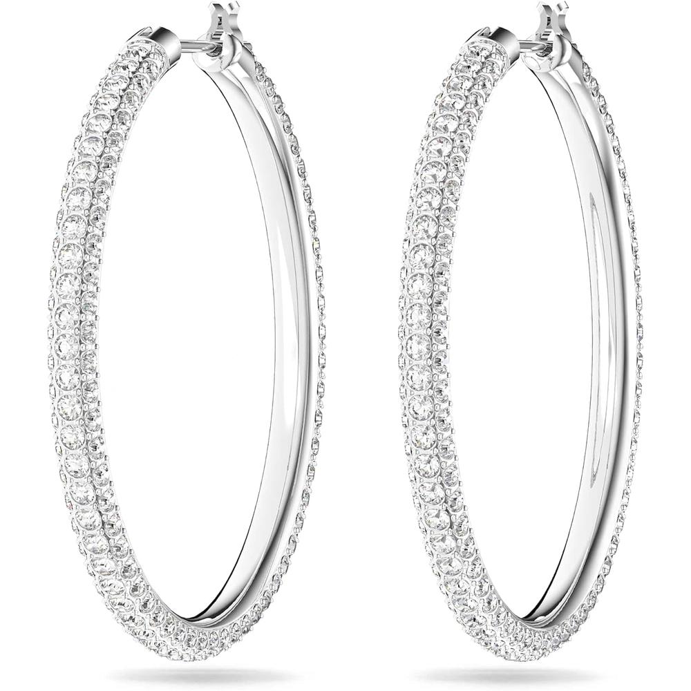 SWAROVSKI ARETES HOOP DEXTERA RODIO | RODIO - 3