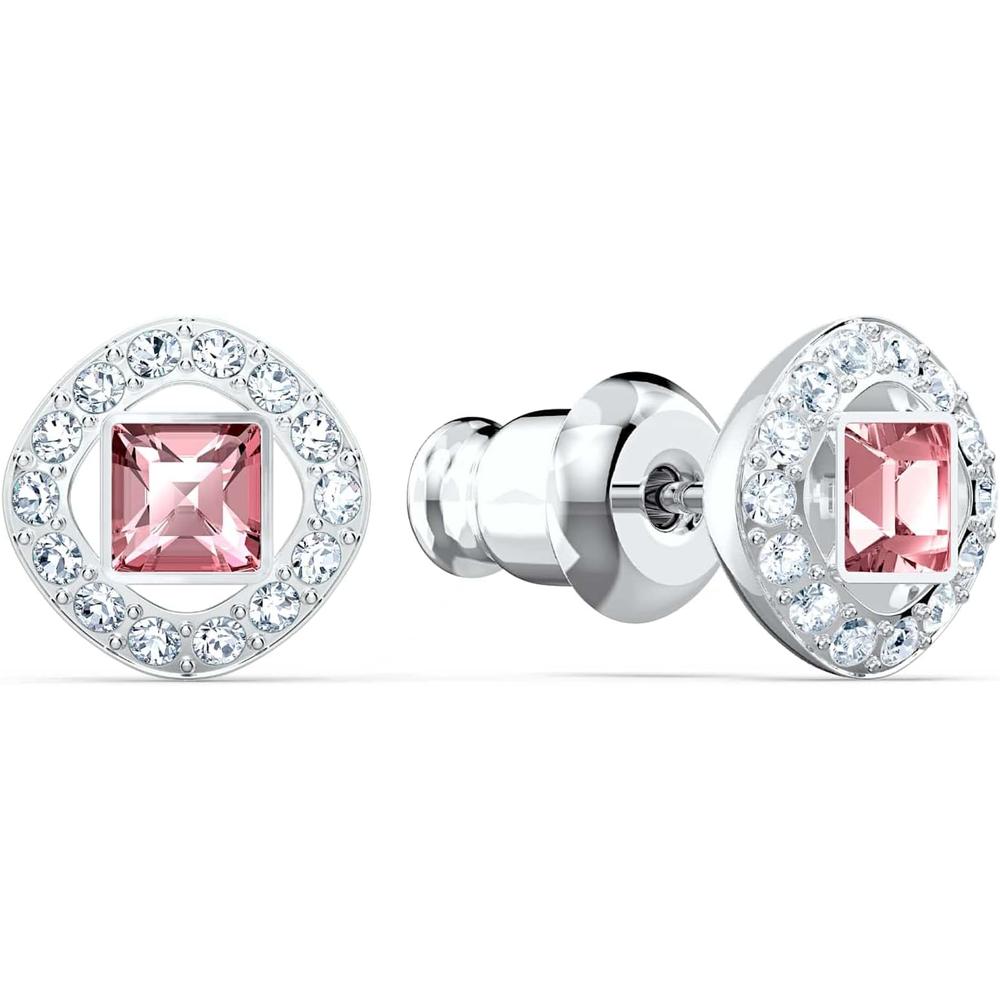 SWAROVSKI ARETES STUD CUADRADO ANGELIC SQUARE RODIO | ROSA - 2