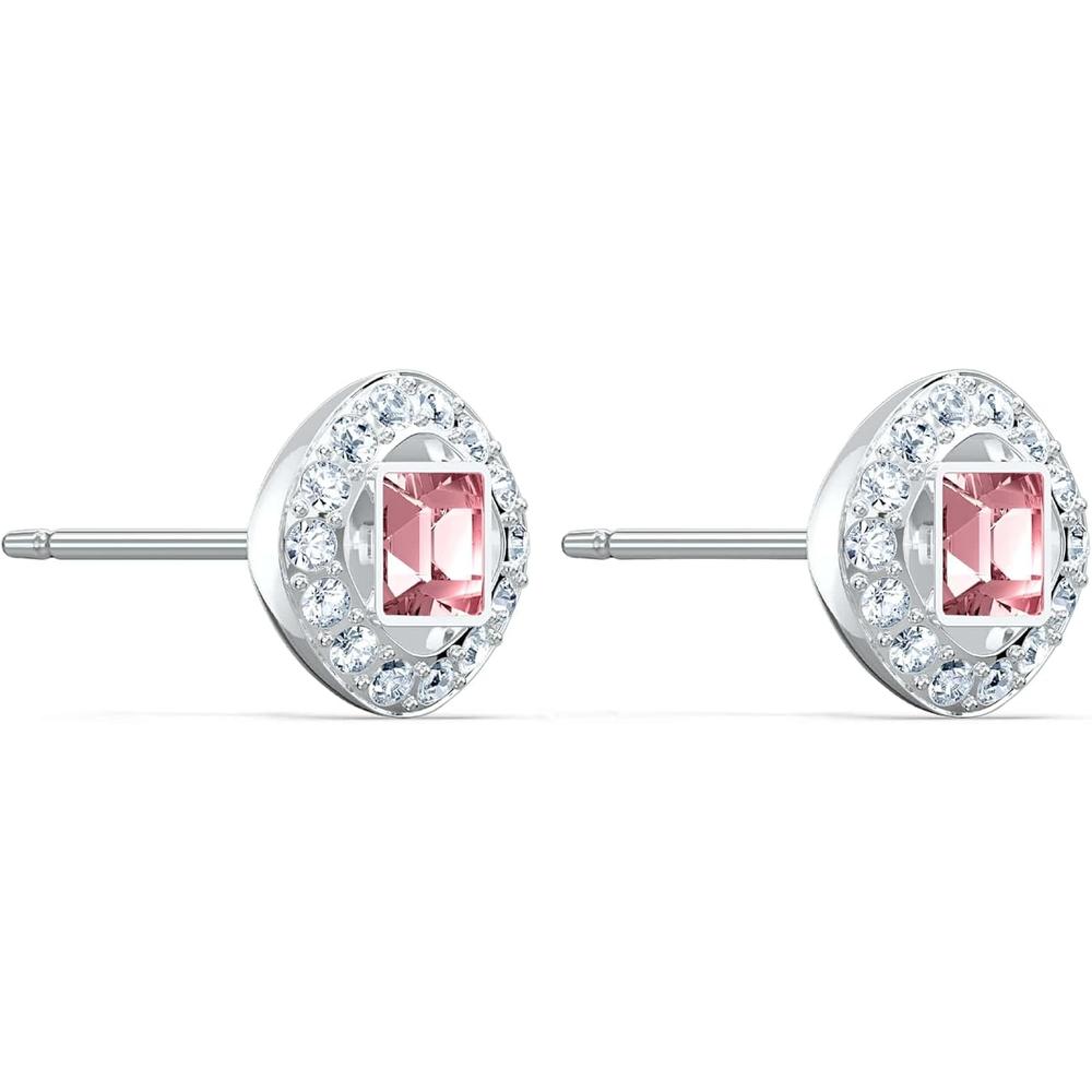 SWAROVSKI ARETES STUD CUADRADO ANGELIC SQUARE RODIO | ROSA - 3