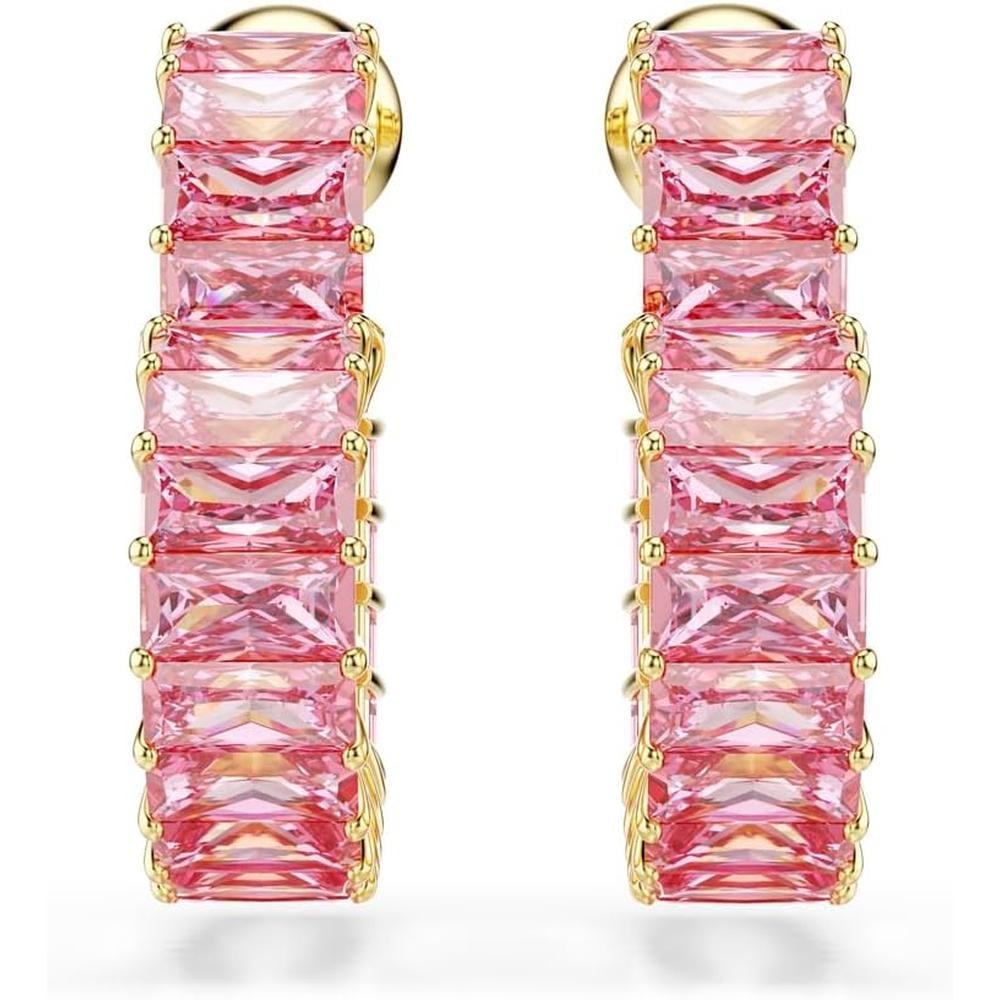 SWAROVSKI ARETES ARO CORAZÓN ZIRCONIA | ORO ROSA - 2