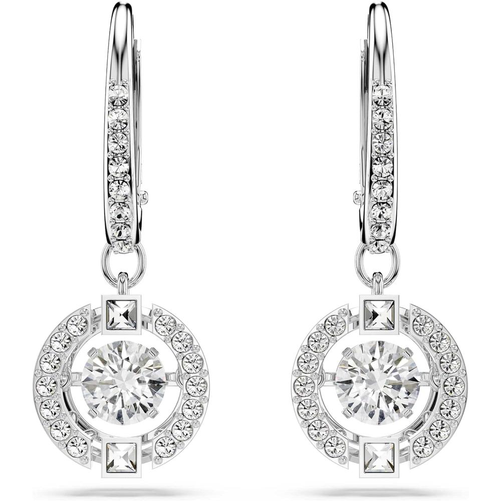 SWAROVSKI ARETES DROP UNA RODIO | TRANSPARENTE - 2