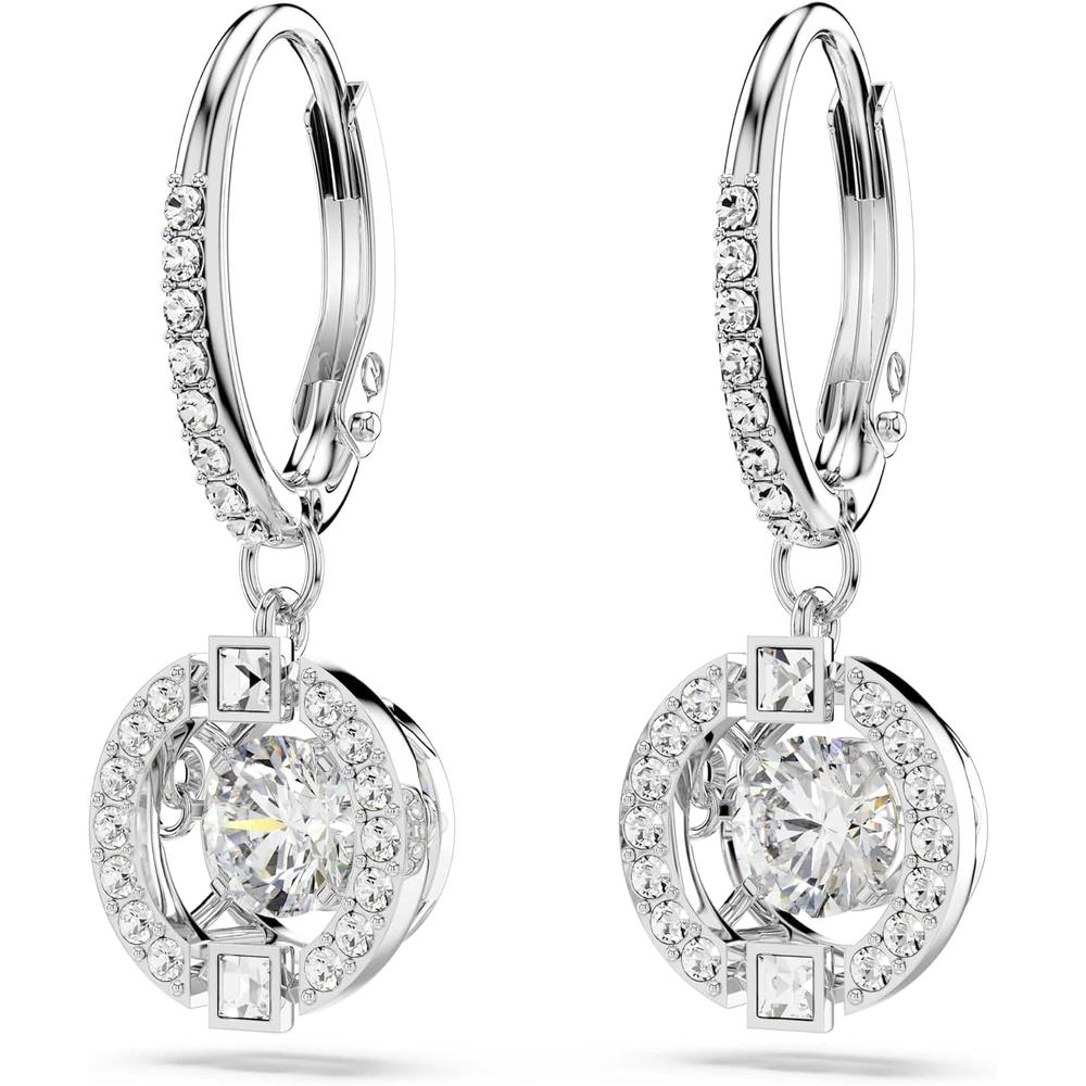 SWAROVSKI ARETES DROP UNA RODIO | TRANSPARENTE - 3