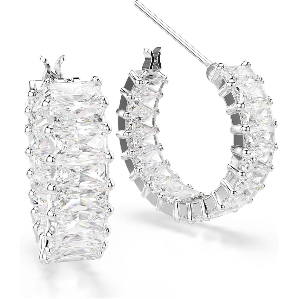 SWAROVSKI ARETES ARO MATRIX ZIRCONIA RODIO | TRANSPARENTE - 3