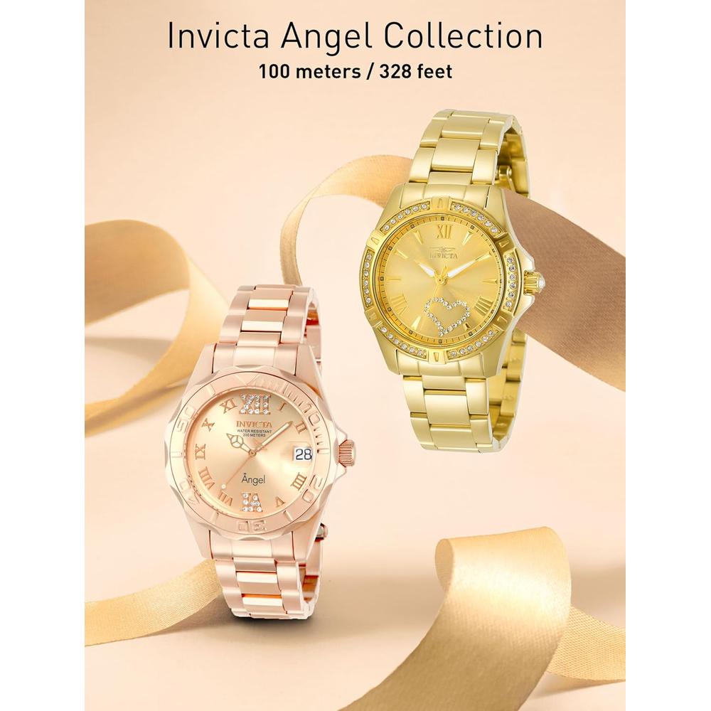 RELOJ INVICTA ANGEL CUARZO 34 MM MUJER - 5