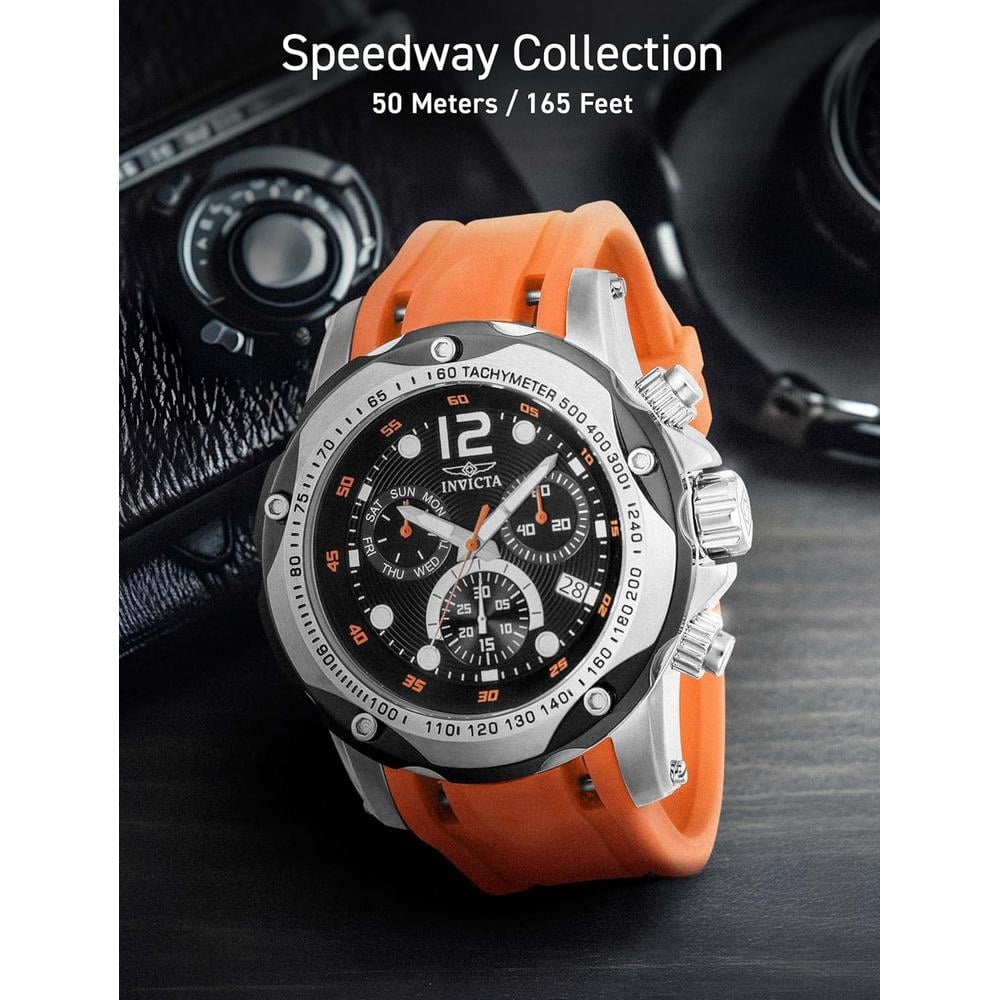 RELOJ INVICTA SPEEDWAY SILICONA CUARZO 51 MM HOMBRE - 5