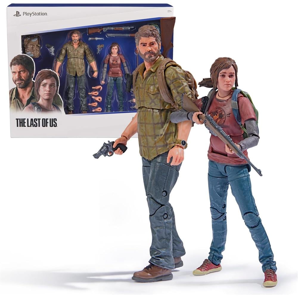 PACK 2 FIGURAS DE ACCIÓN JOEL Y ELLIE THE LAST OF US PLAYSTATION - 1