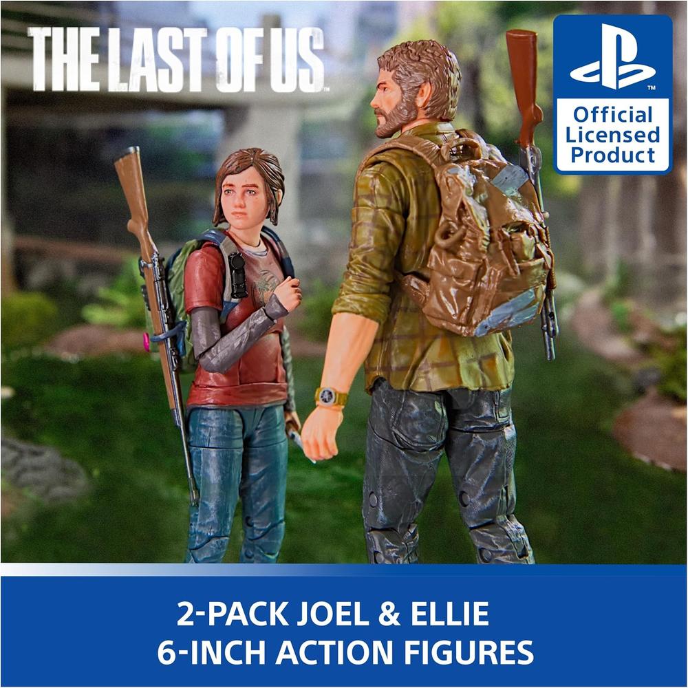 PACK 2 FIGURAS DE ACCIÓN JOEL Y ELLIE THE LAST OF US PLAYSTATION - 3