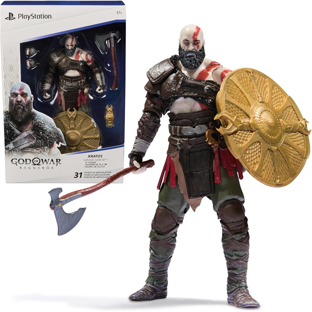 FIGURA DE ACCIÓN KRATOS GOD OF WAR RAGNAROK PLAYSTATION - 1