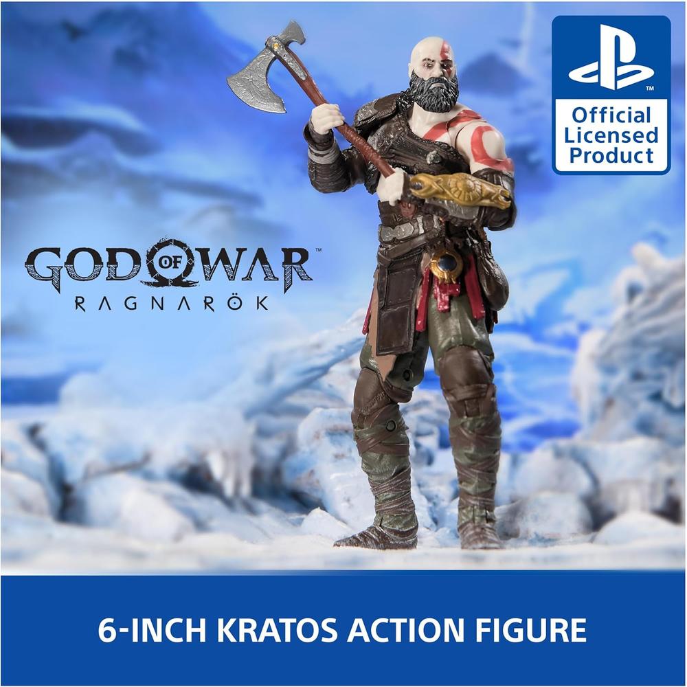 FIGURA DE ACCIÓN KRATOS GOD OF WAR RAGNAROK PLAYSTATION - 2