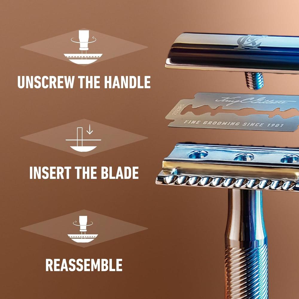 MAQUINA DE AFEITAR DE SEGURIDAD KING C. GILLETTE - 5