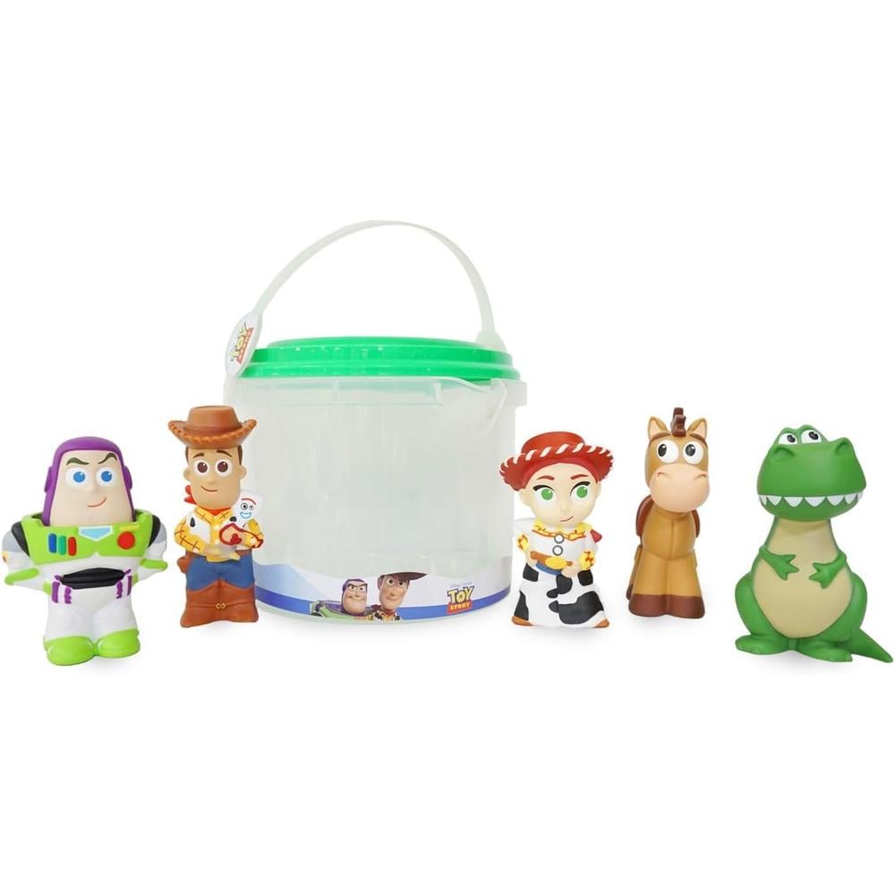 SET JUGUETES DE BANO TOY STORY CON BALDE DISNEY STORE - 1
