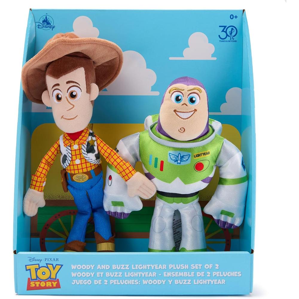 SET PELUCHES WOODY Y BUZZ 30 ANIVERSARIO TOY STORY DISNEY STORE - 5