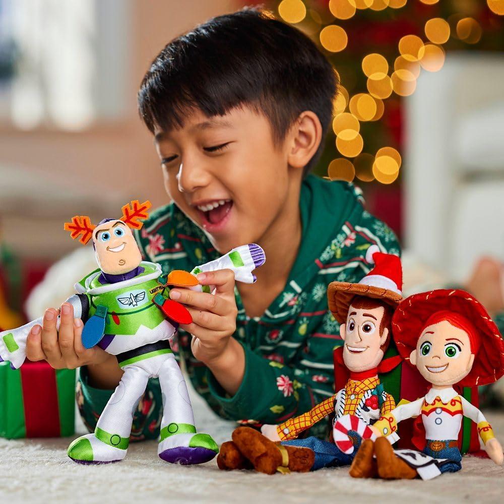 SET PELUCHES NAVIDEÑOS WOODY BUZZ Y JESSIE TOY STORY DISNEY STORE - 2