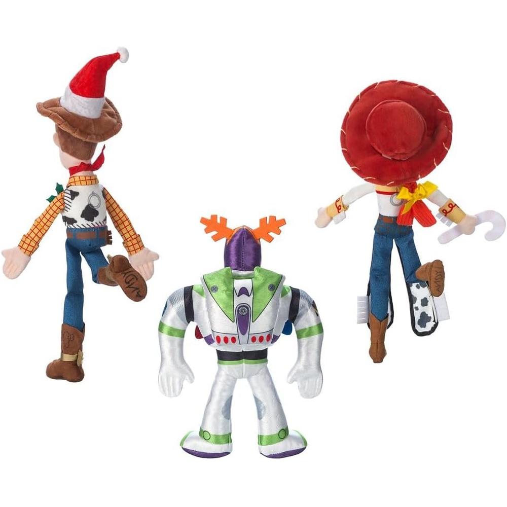 SET PELUCHES NAVIDEÑOS WOODY BUZZ Y JESSIE TOY STORY DISNEY STORE - 4
