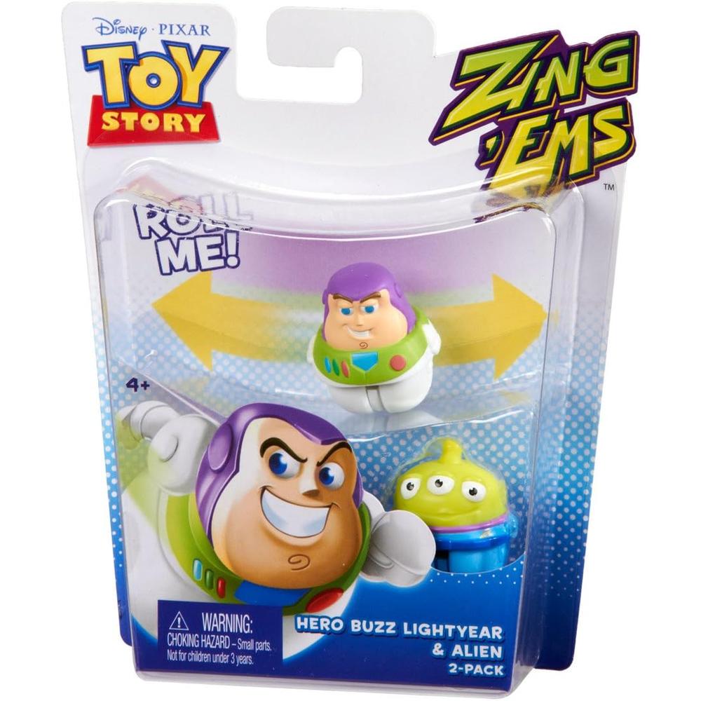 JUGUETES BUZZ LIGHTYEAR Y ALIEN ZING EMS MATTEL - 2