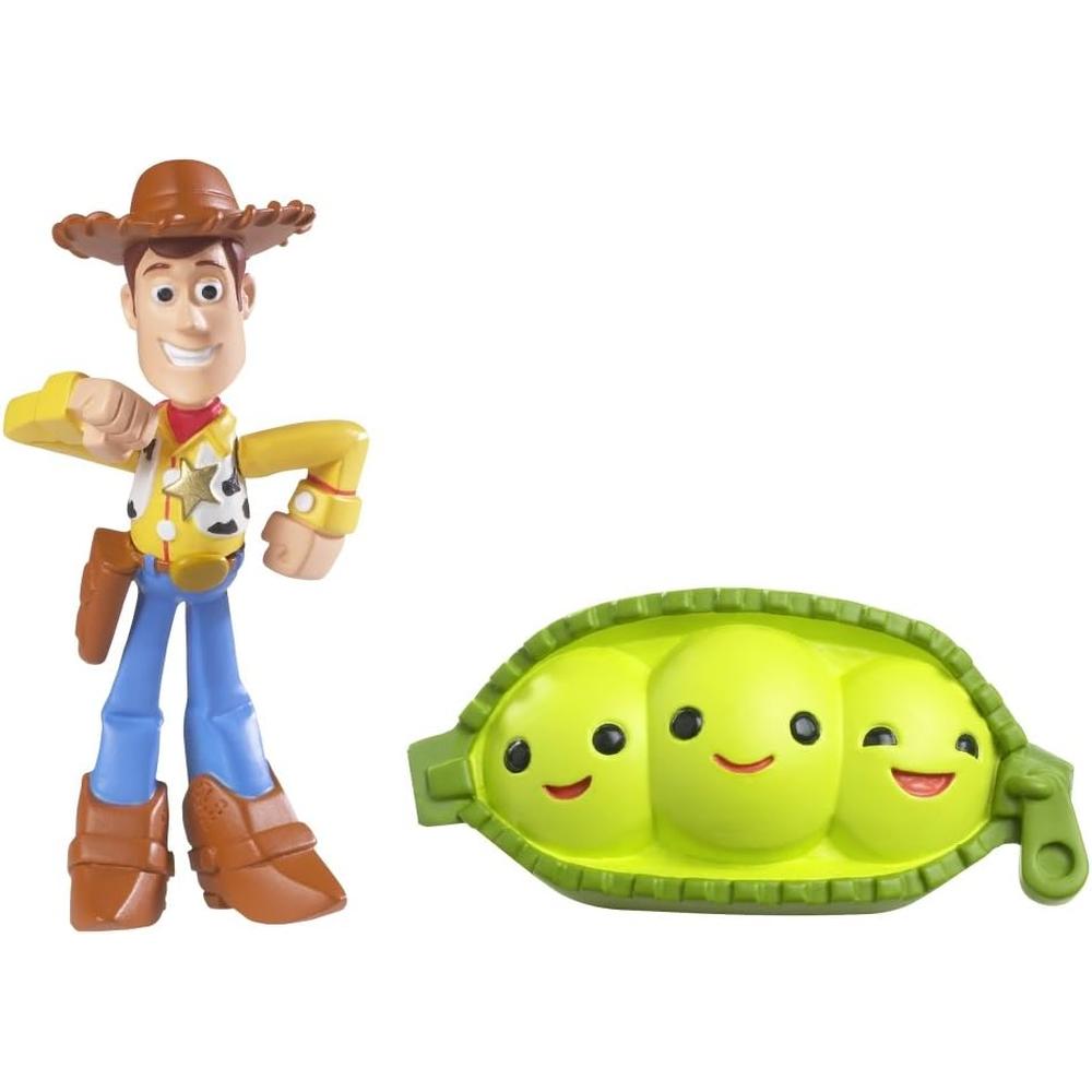 JUGUETES WOODY CON MOVIMIENTO Y GUISANTES MATTEL - 1