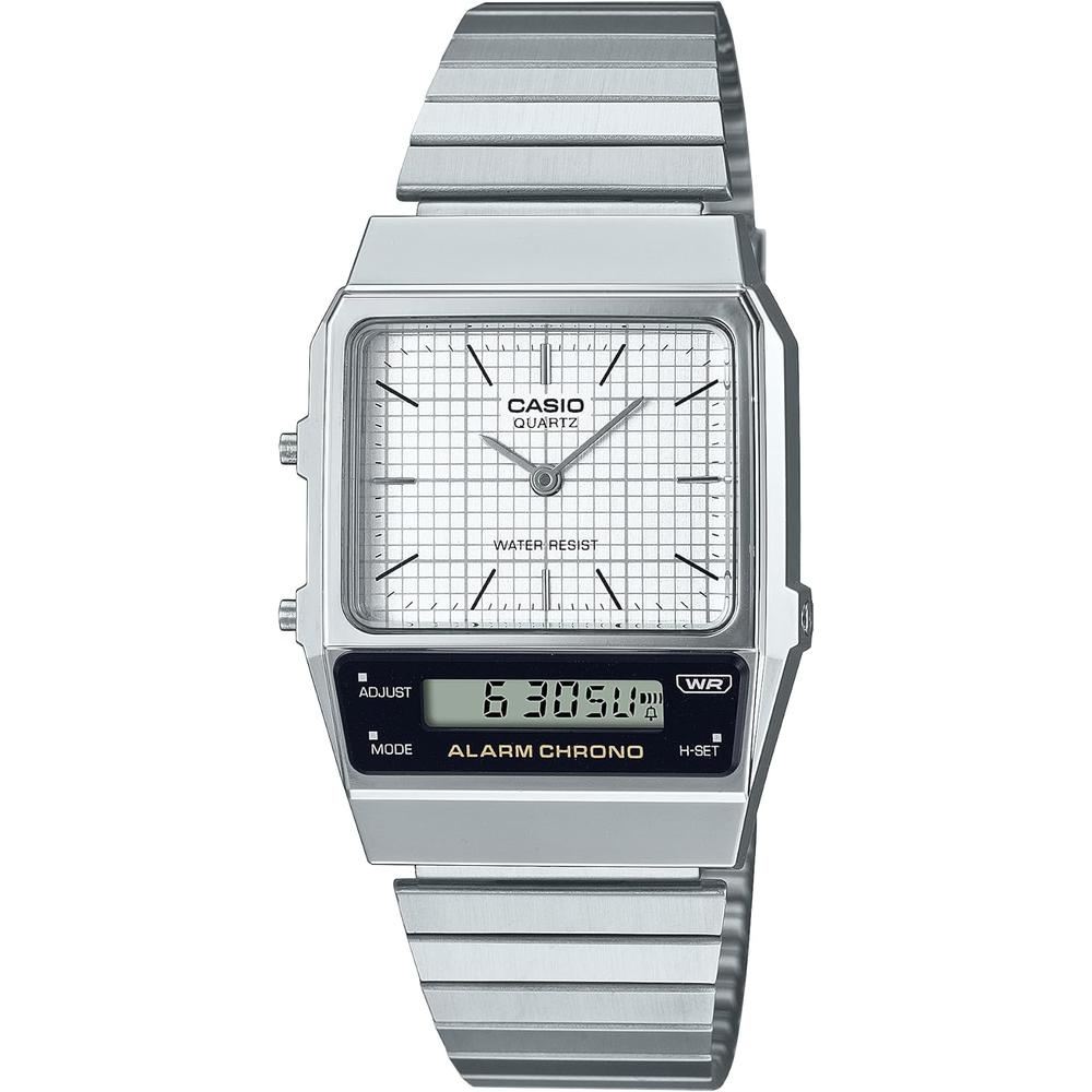 RELOJ CASIO ANALÓGICO-DIGITAL HOMBRE | PLATEADO - 1