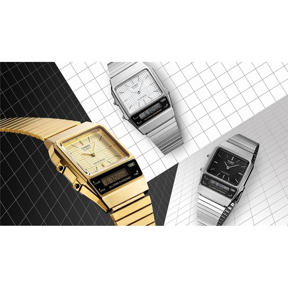 RELOJ CASIO ANALÓGICO-DIGITAL HOMBRE | PLATEADO - 5
