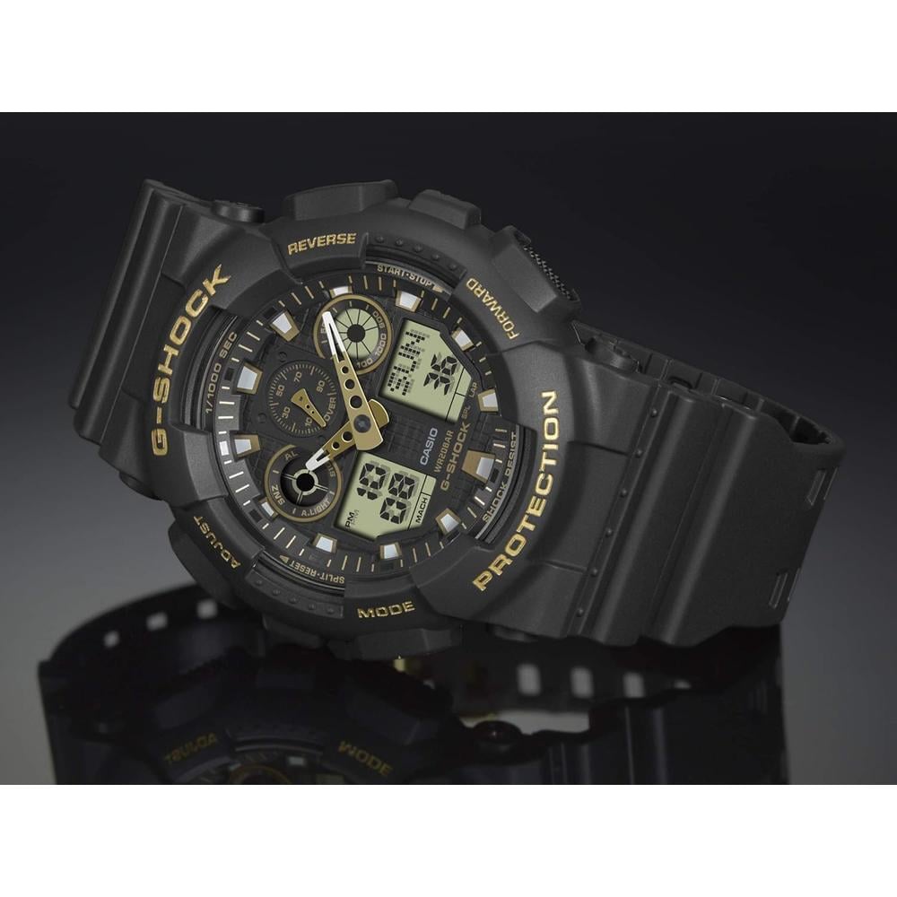 RELOJ CASIO G-SHOCK ANALÓGICO-DIGITAL JAPANESE QUARTZ HOMBRE | NEGRO/DORADO - 2