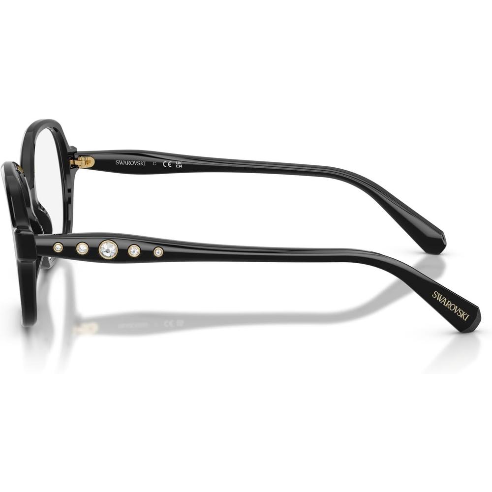 SWAROVSKI MONTURA CUADRADO SK2063 54 MM MUJER | BLACK/DEMO LENS - 3