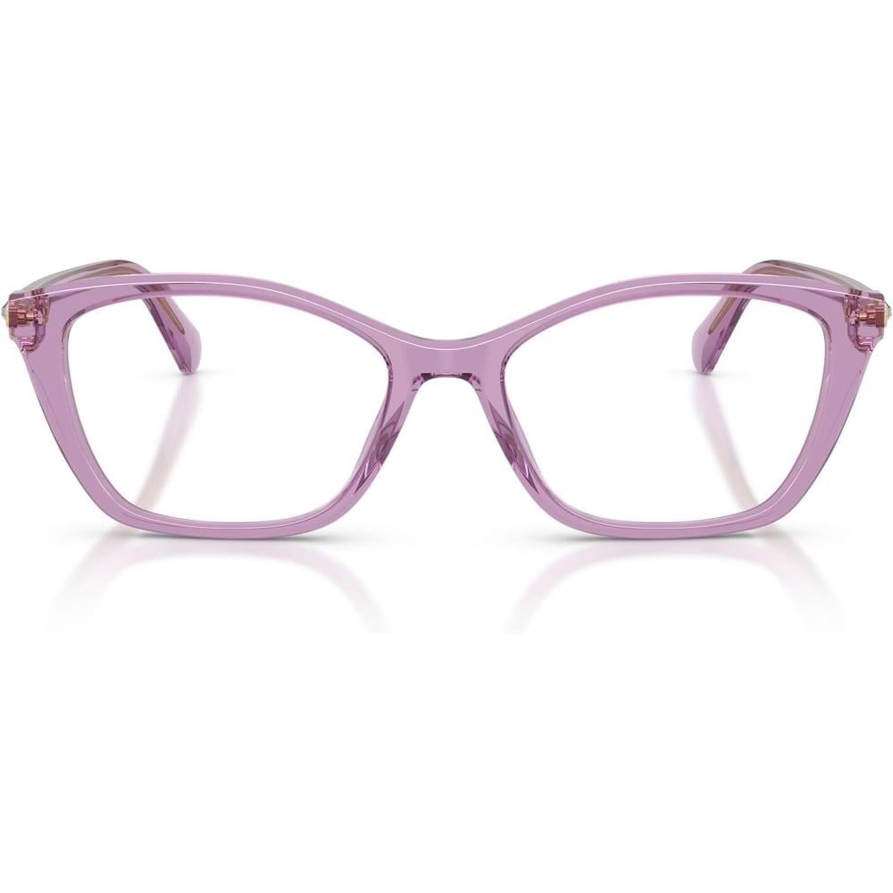 SWAROVSKI MONTURA CUADRADO SK2065 54 MM MUJER | TRANSPARENT AMETHYST/DEMO LENS - 1