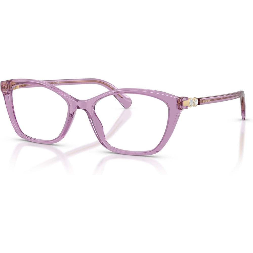 SWAROVSKI MONTURA CUADRADO SK2065 54 MM MUJER | TRANSPARENT AMETHYST/DEMO LENS - 2