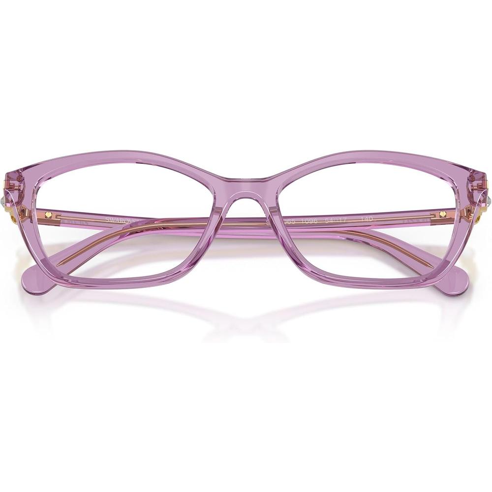 SWAROVSKI MONTURA CUADRADO SK2065 54 MM MUJER | TRANSPARENT AMETHYST/DEMO LENS - 5