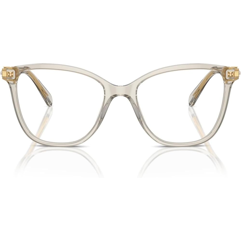 SWAROVSKI MONTURA CUADRADO SK2020 54 MM MUJER | TRANSPARENT BEIGE/DEMO LENS - 1