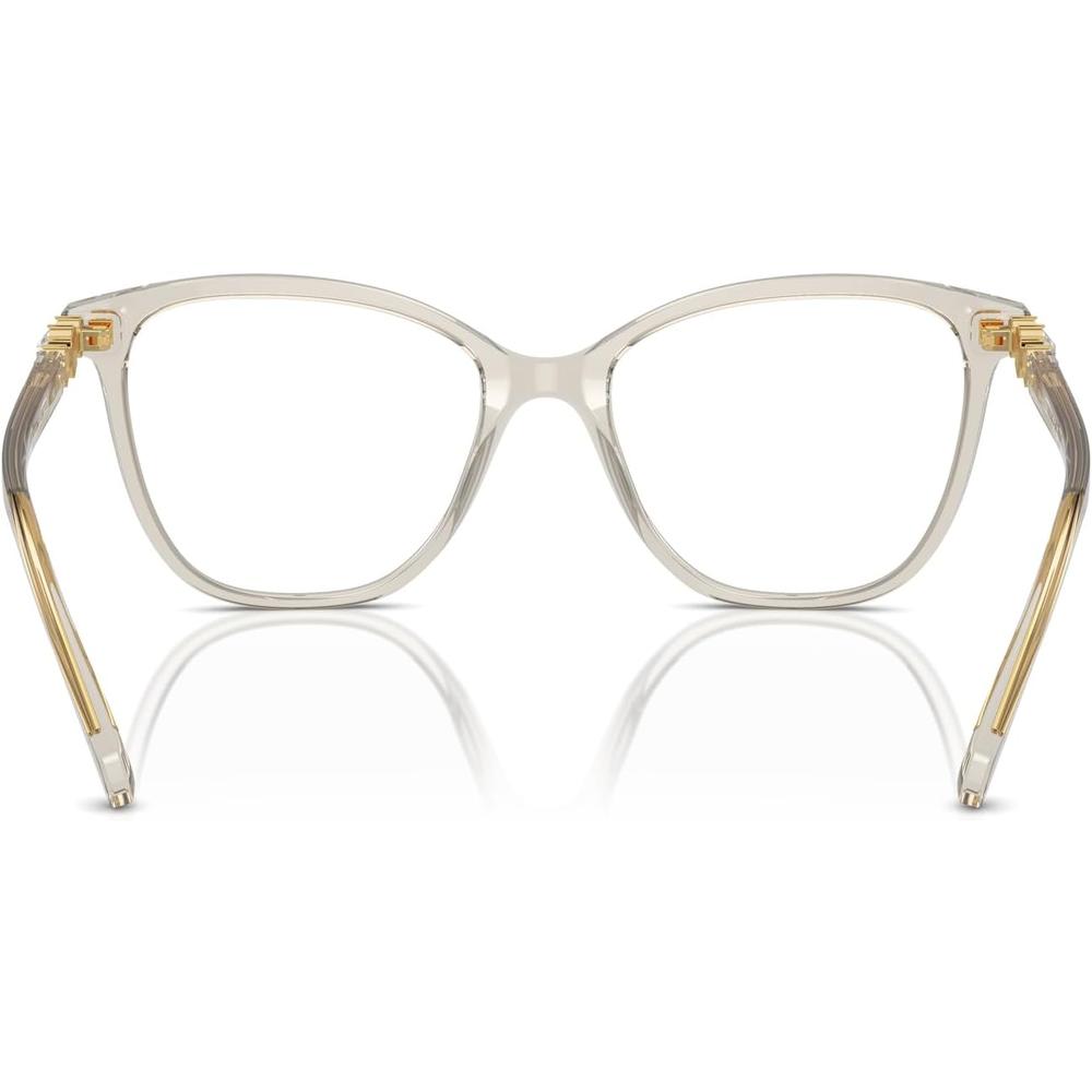 SWAROVSKI MONTURA CUADRADO SK2020 54 MM MUJER | TRANSPARENT BEIGE/DEMO LENS - 4