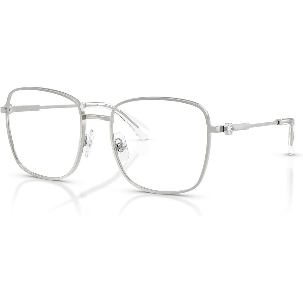 SWAROVSKI MONTURA CUADRADO SK1036 55 MM MUJER | SILVER/DEMO LENS - 2