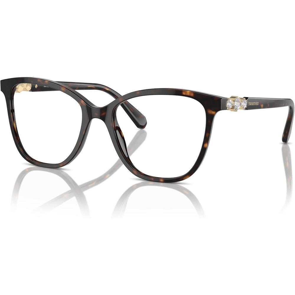 SWAROVSKI MONTURA CUADRADO SK2020 54 MM MUJER | DARK HAVANA/DEMO LENS - 2