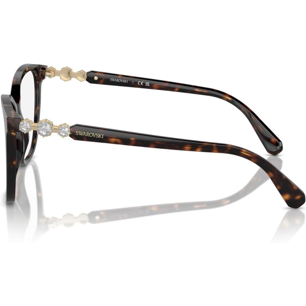 SWAROVSKI MONTURA CUADRADO SK2020 54 MM MUJER | DARK HAVANA/DEMO LENS - 3