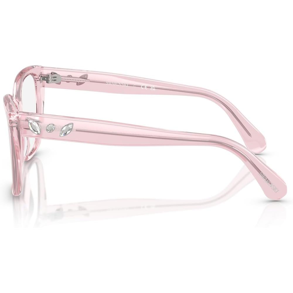 SWAROVSKI MONTURA CUADRADO SK2008 53 MM MUJER | TRANSPARENT PINK/DEMO LENS - 3