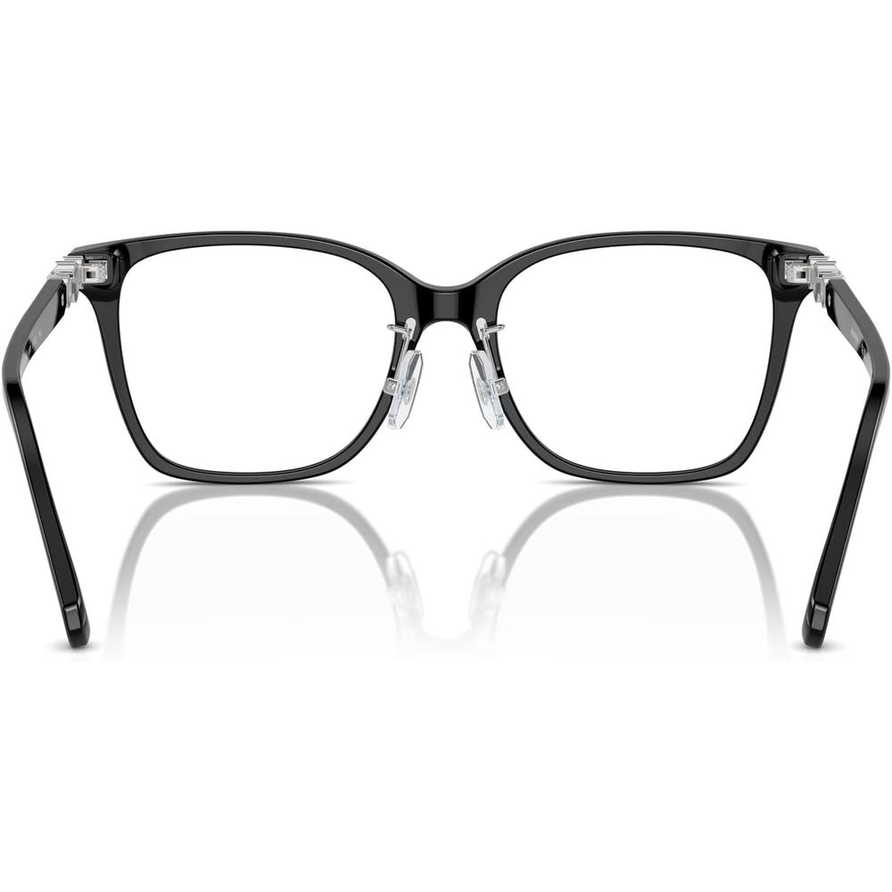 SWAROVSKI MONTURA CUADRADO SK2026D 54 MM MUJER | BLACK/DEMO LENS - 4
