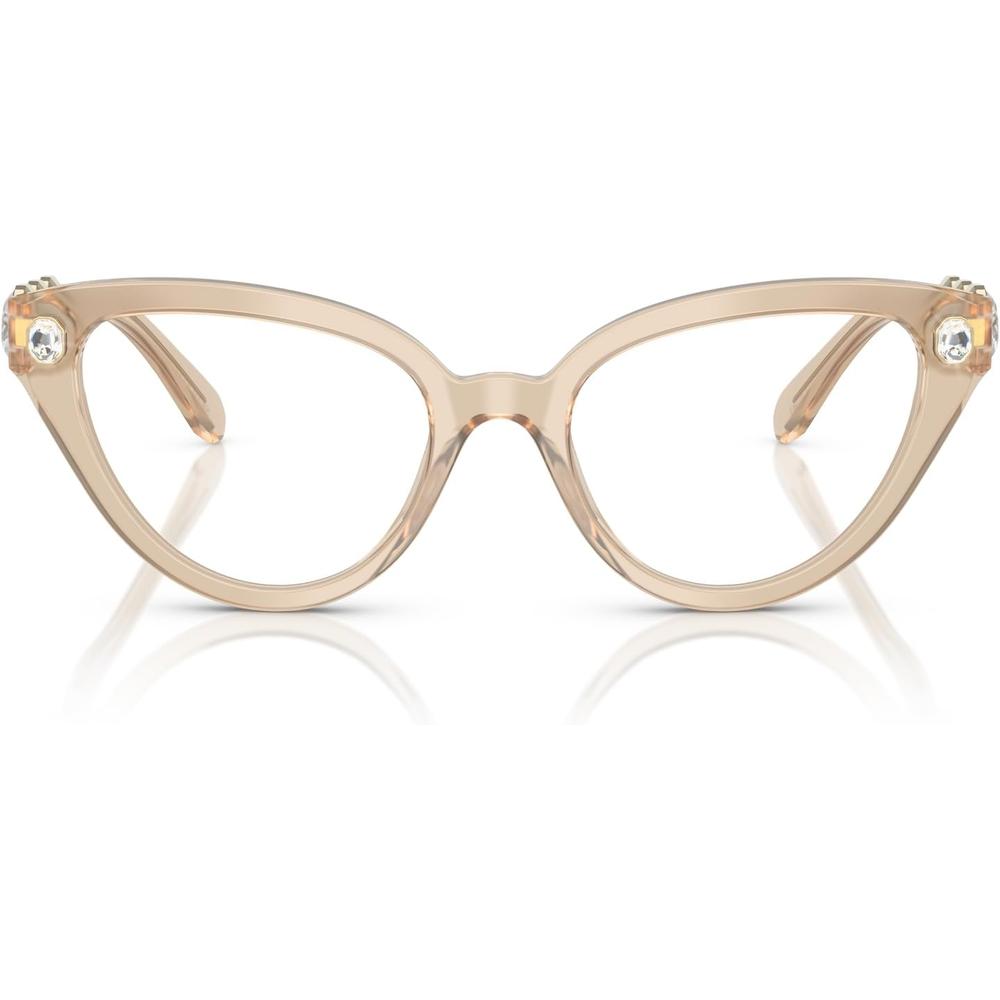 SWAROVSKI MONTURA SK2028 53 MM MUJER | MILKY BEIGE/DEMO LENS - 1