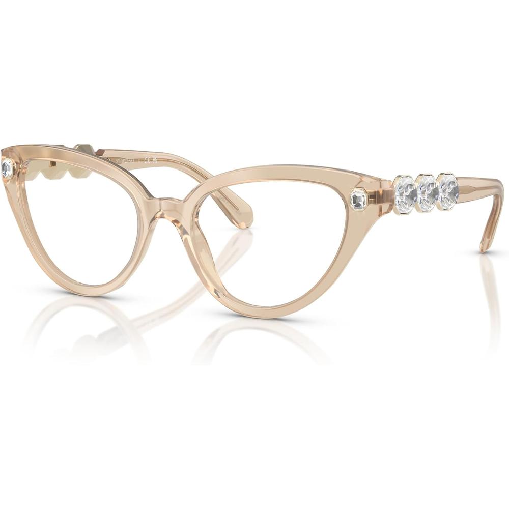 SWAROVSKI MONTURA SK2028 53 MM MUJER | MILKY BEIGE/DEMO LENS - 2