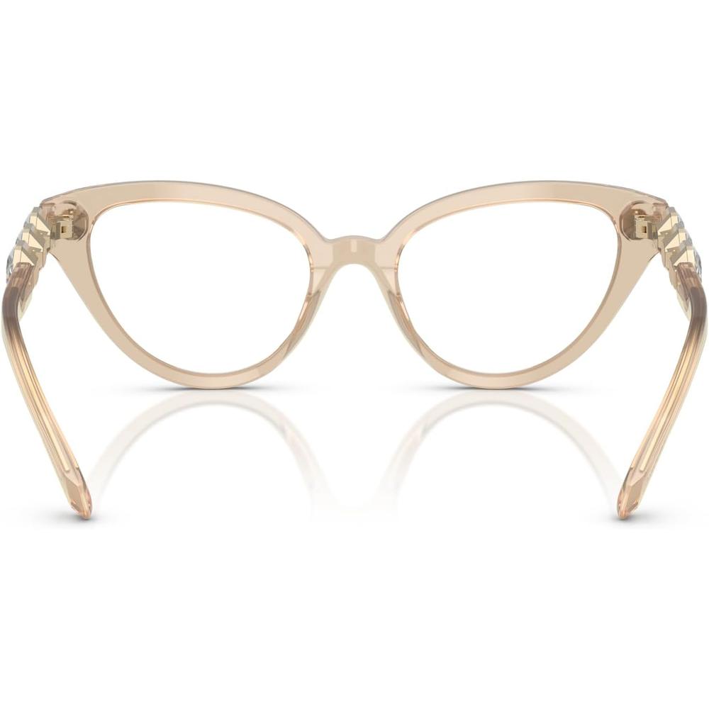 SWAROVSKI MONTURA SK2028 53 MM MUJER | MILKY BEIGE/DEMO LENS - 4