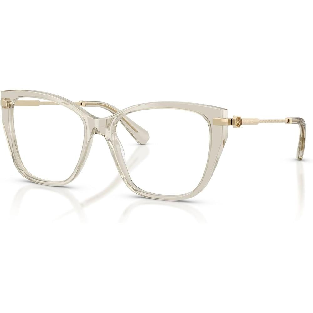 SWAROVSKI MONTURA SK2060 53 MM MUJER | TRANSPARENT BIEGE/DEMO LENS - 2