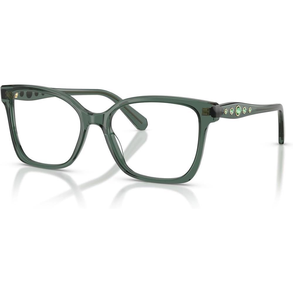 SWAROVSKI MONTURA CUADRADO SK2061 55 MM MUJER | TRANSPARENT GREEN/DEMO LENS - 2