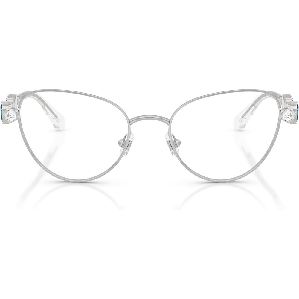 SWAROVSKI MONTURA SK1024 51 MM MUJER | SILVER/DEMO LENS - 1