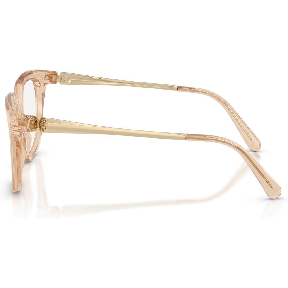 SWAROVSKI MONTURA CUADRADO SK2059 51 MM MUJER | TRANSPARENT BEIGE/DEMO LENS - 3