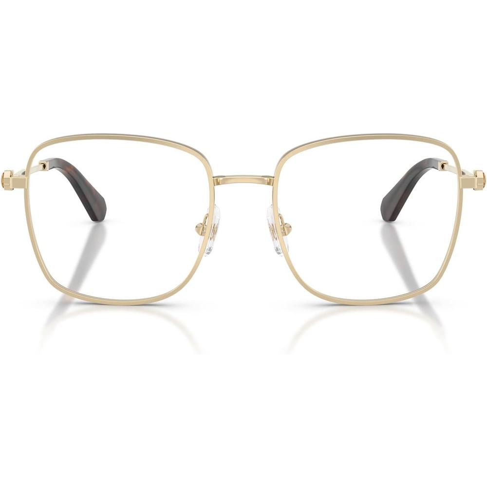 SWAROVSKI MONTURA CUADRADO SK1036 53 MM MUJER | PALE GOLD/DEMO LENS - 1