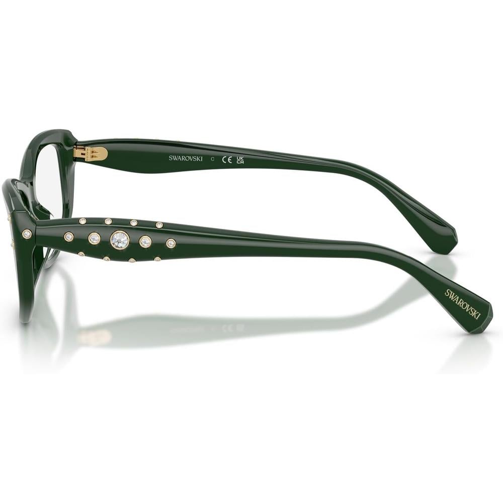 SWAROVSKI MONTURA CUADRADO SK2062U 54 MM MUJER | DARK GREEN/DEMO LENS - 3