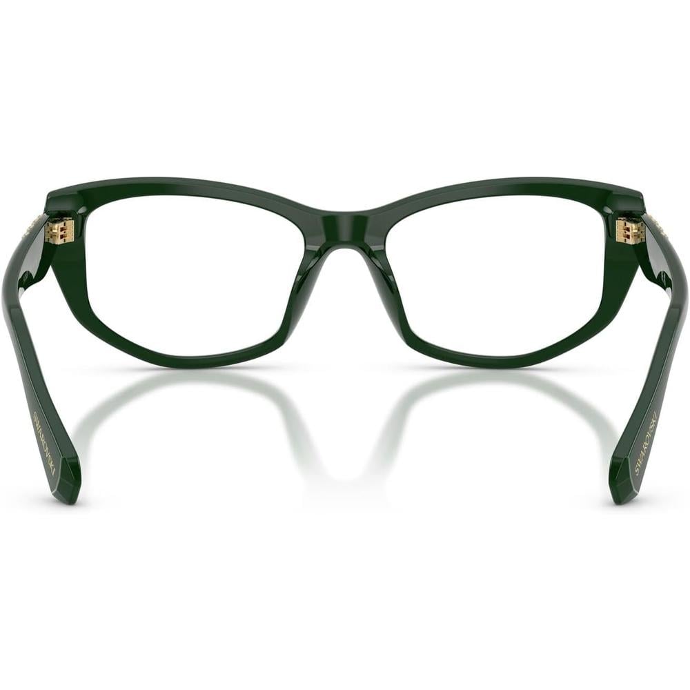SWAROVSKI MONTURA CUADRADO SK2062U 54 MM MUJER | DARK GREEN/DEMO LENS - 4