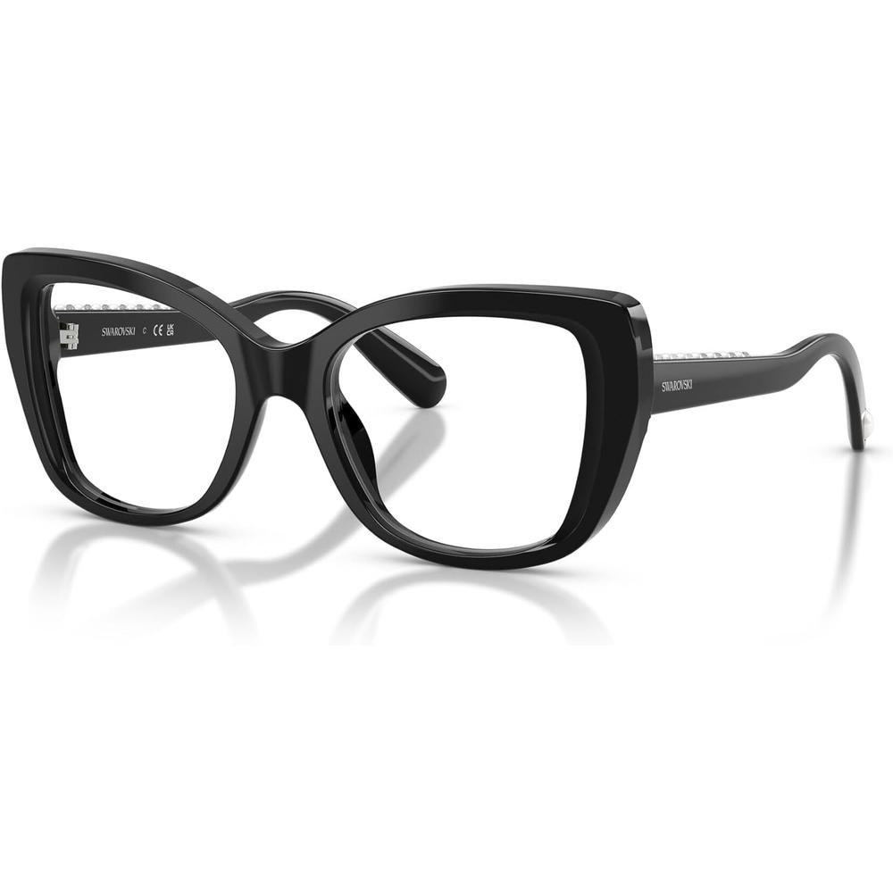 SWAROVSKI MONTURA MARIPOSA SK2066U 53 MM MUJER | BLACK/CRYSTAL/DEMO LENS - 2