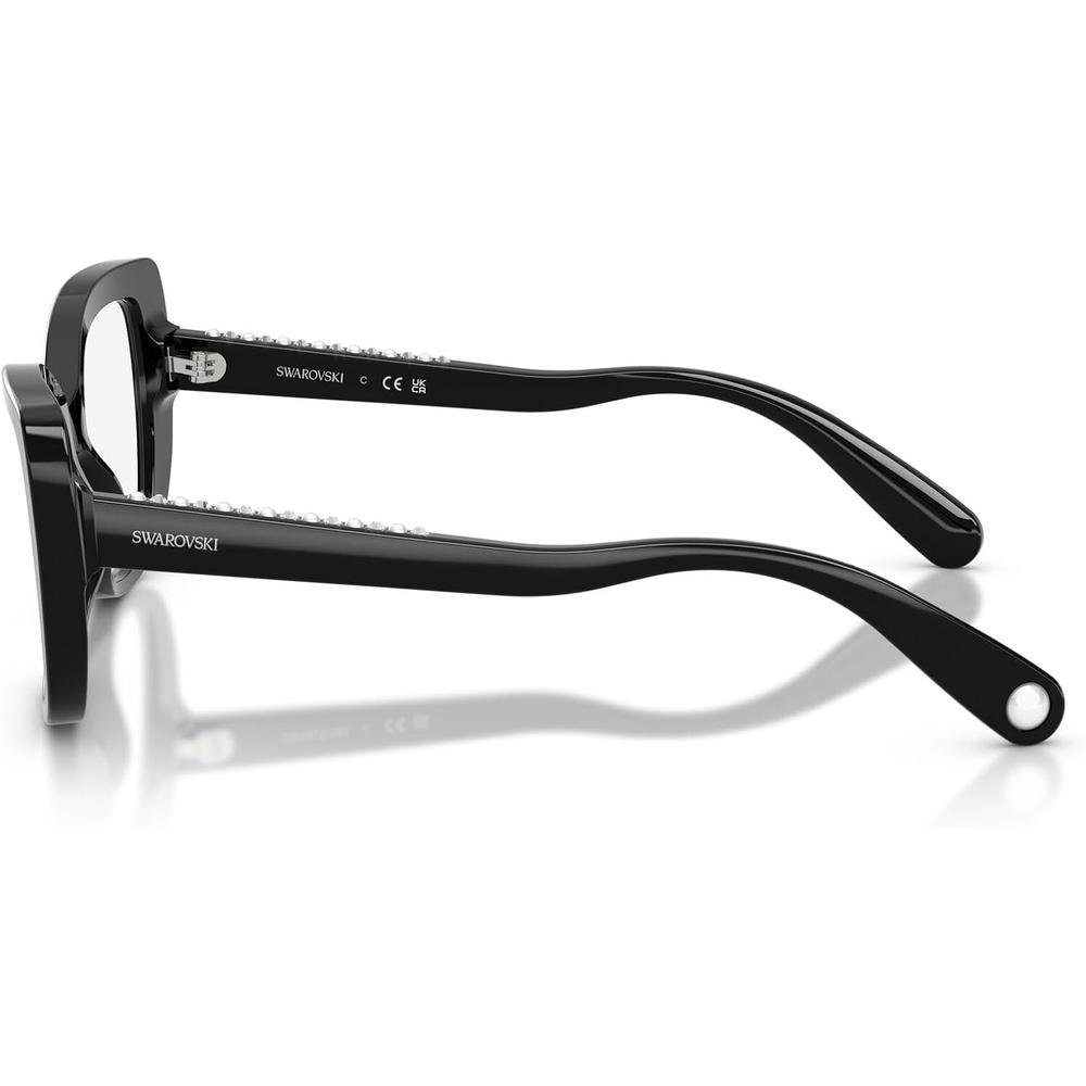 SWAROVSKI MONTURA MARIPOSA SK2066U 53 MM MUJER | BLACK/CRYSTAL/DEMO LENS - 3