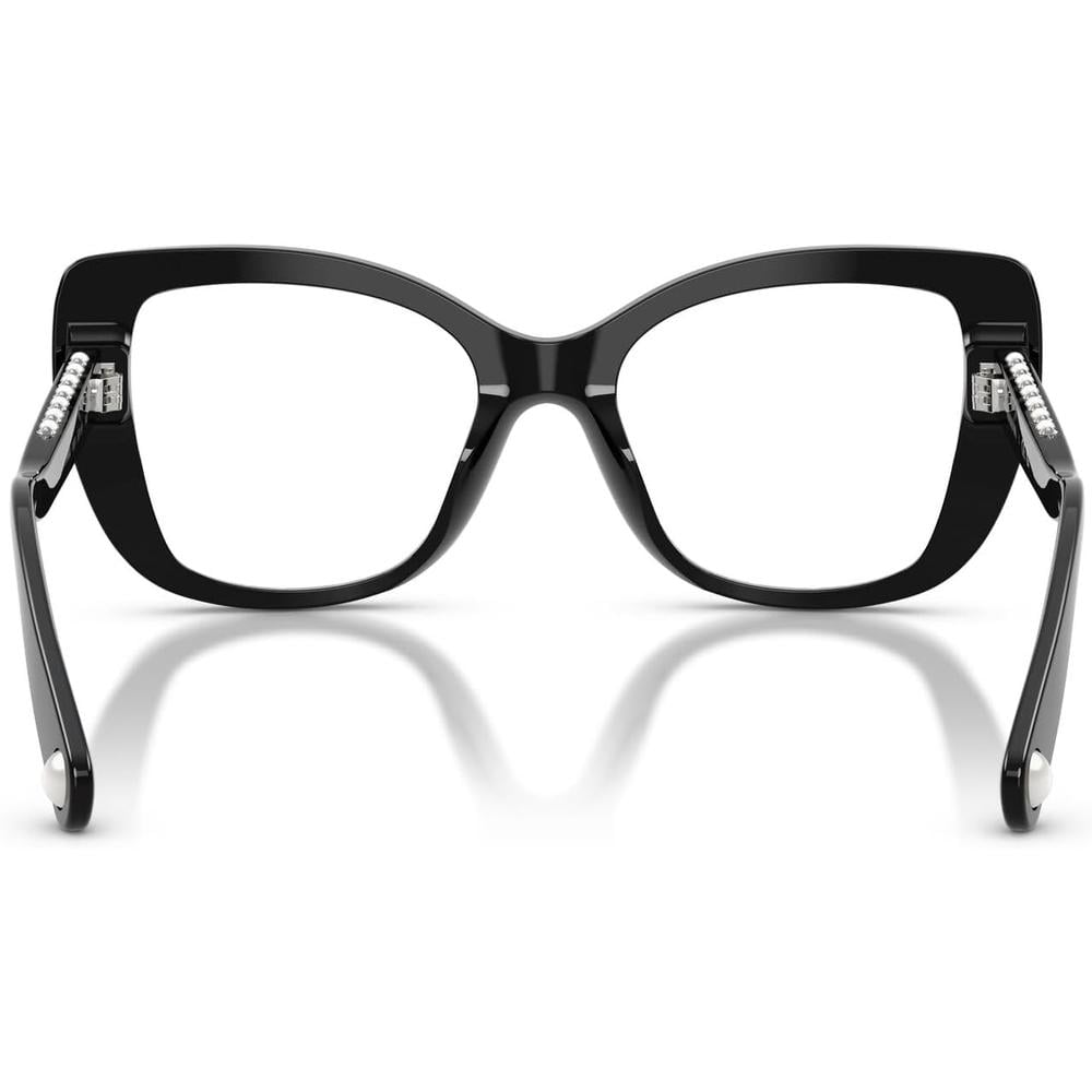 SWAROVSKI MONTURA MARIPOSA SK2066U 53 MM MUJER | BLACK/CRYSTAL/DEMO LENS - 4