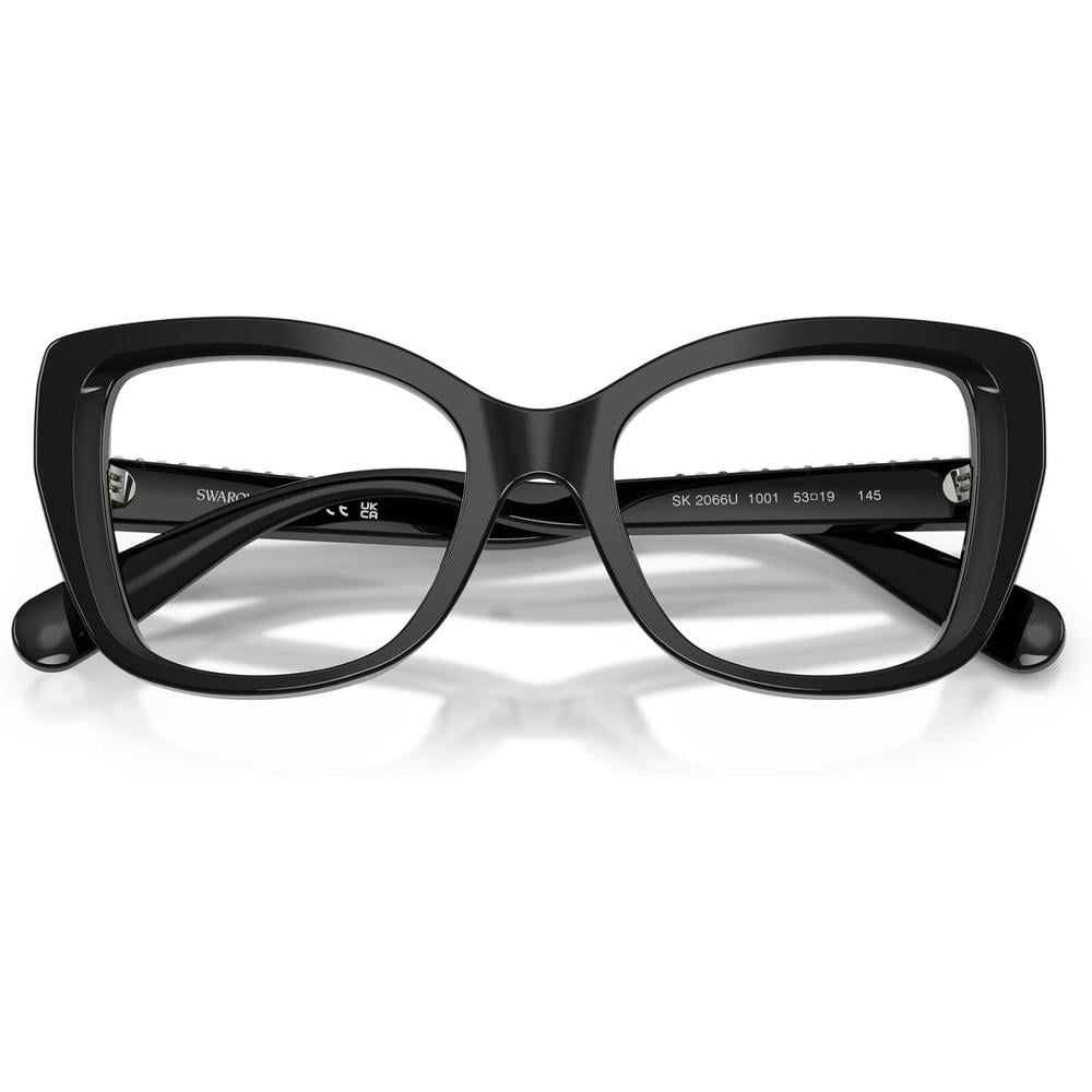 SWAROVSKI MONTURA MARIPOSA SK2066U 53 MM MUJER | BLACK/CRYSTAL/DEMO LENS - 5